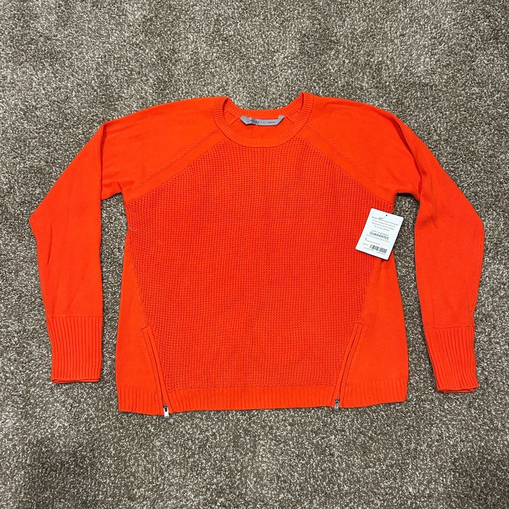 Athleta Vibrant Orange Knit Top